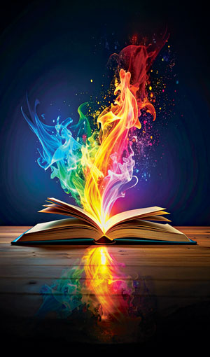 6 1 Firefly open book flat swirls